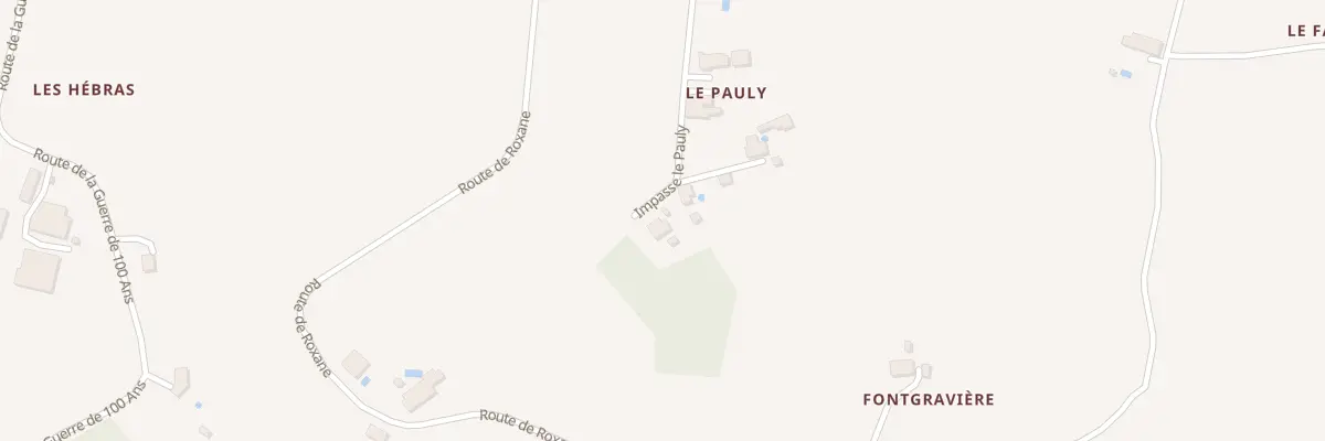 Plan du 101A Le Pauly à Pomport