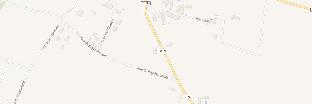 Plan du 238 Rue de Saint Sornin à Marillac-le-Franc