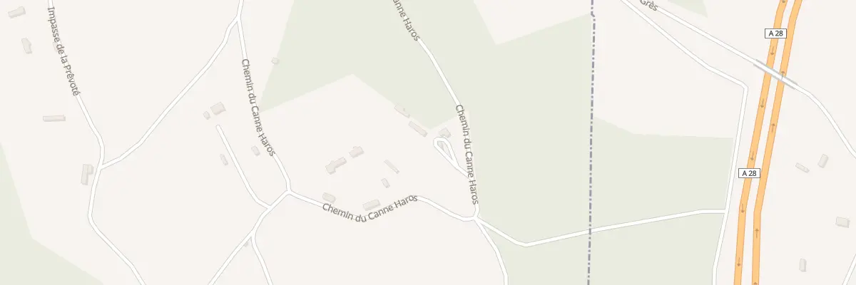 Plan du 5024 Les Cannes Haros à La Folletière-Abenon