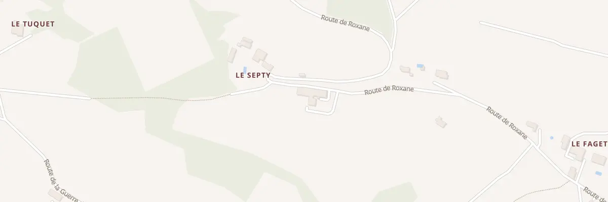 Plan du 96B Le Septy à Pomport