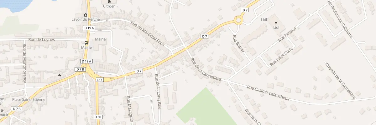 Plan du 5 Rue de la Cannetiere à Bonnétable