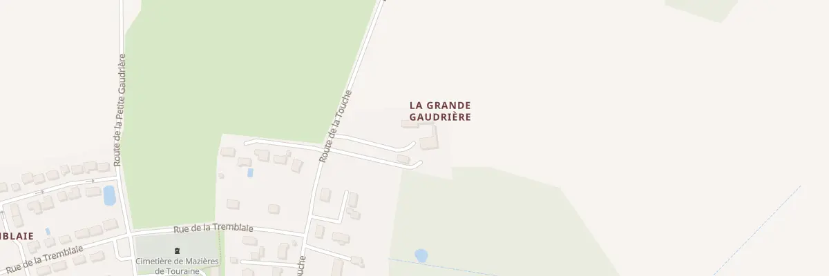 Plan du 84 La Grande Gaudriere à Mazières-de-Touraine