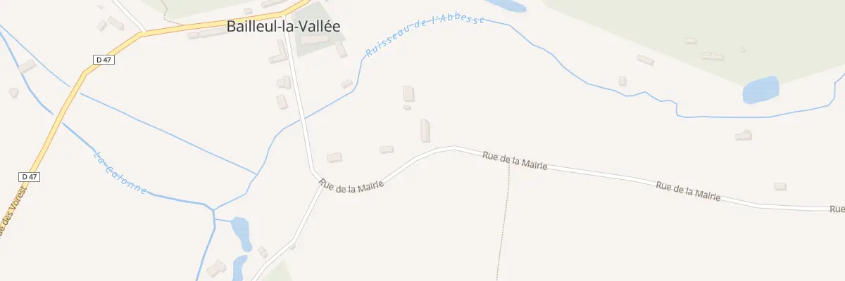 Plan du 8 Rue de la Mairie à Bailleul-la-Vallée