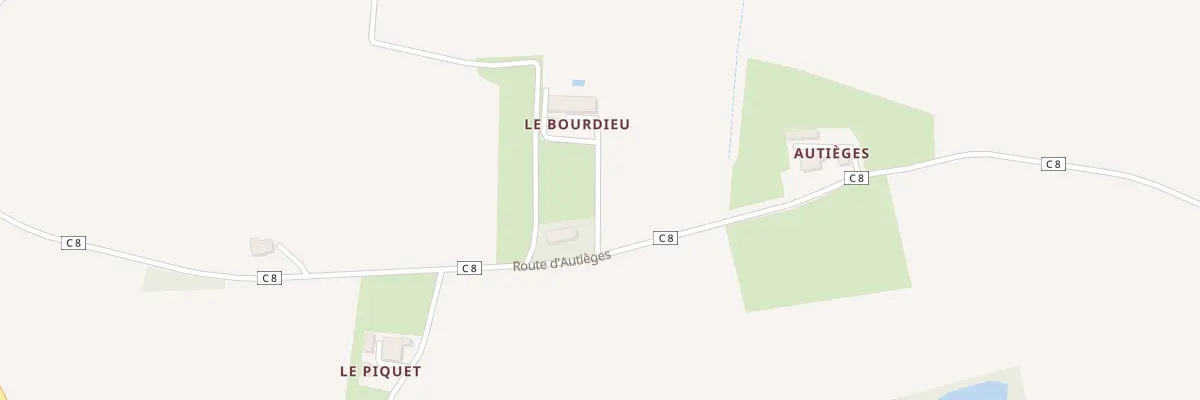Plan du 5074 Le Bourdieu à Fieux