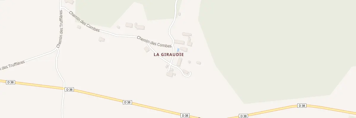 Plan du 33 Che de Giraudie à Issac