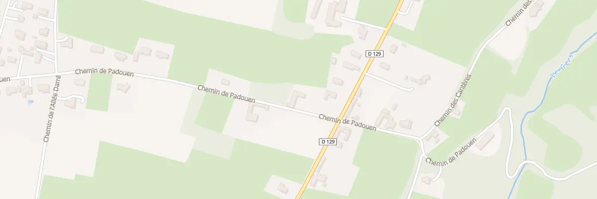 Plan du 27B Che de Padouen à Uglas