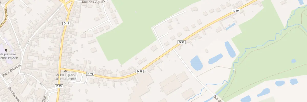 Plan du 62 Rue de Rosay à Bonnétable