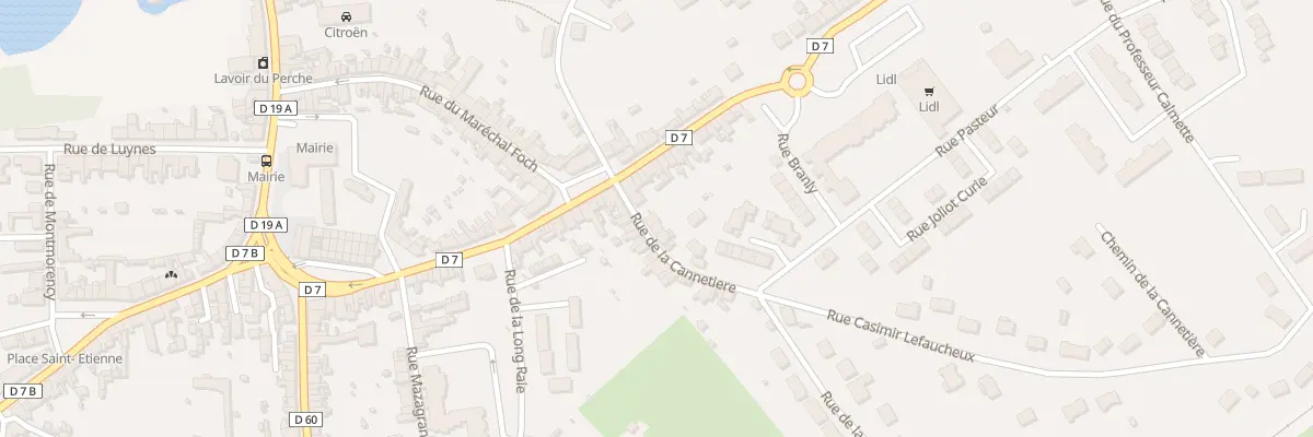 Plan du 4 Rue de la Cannetiere à Bonnétable