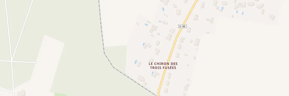Plan du 13B Che des Chirons des 3 Fusees à Sèvres-Anxaumont