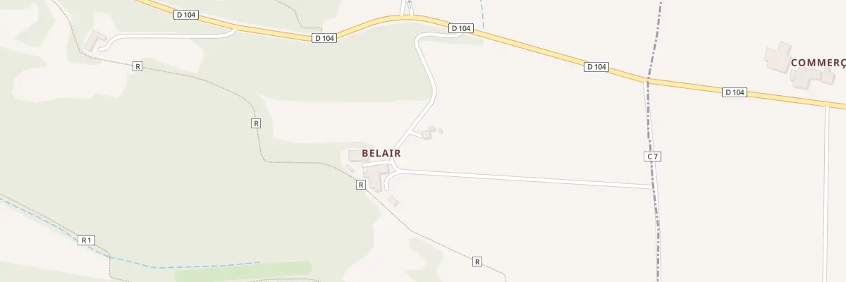 Plan du 126B Che de Lasserrade à Mirande