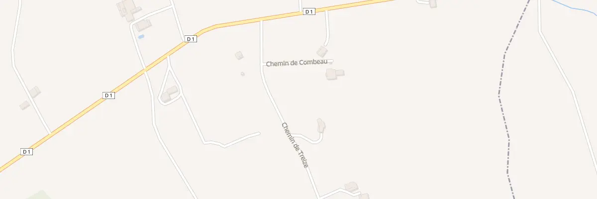 Plan du 207 Combeau à Bourgougnague