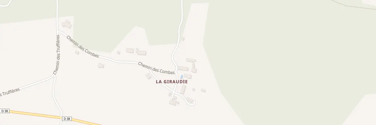 Plan du 69 La Giraudie-Est à Issac