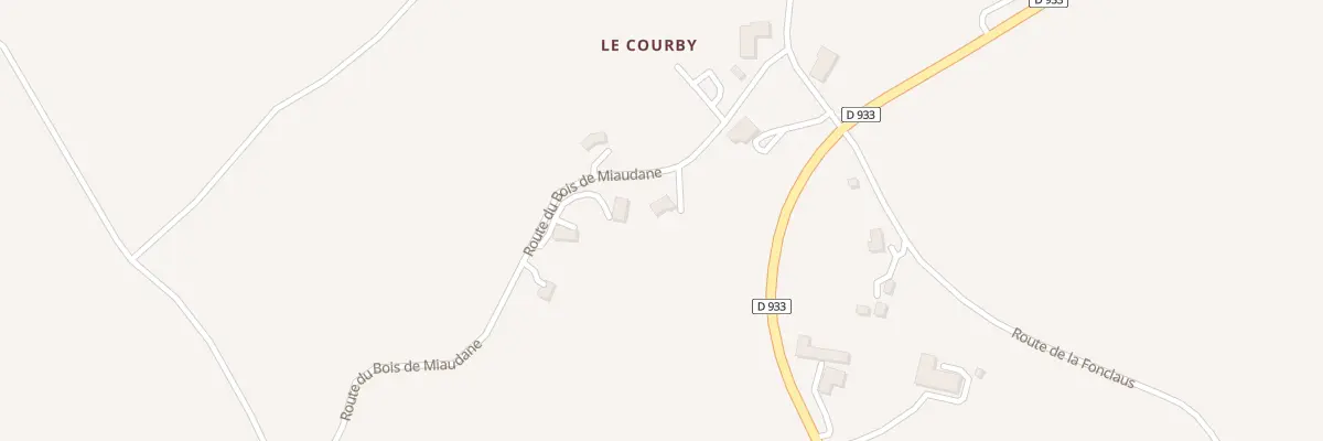 Plan du 1 Les Granges à Mescoules