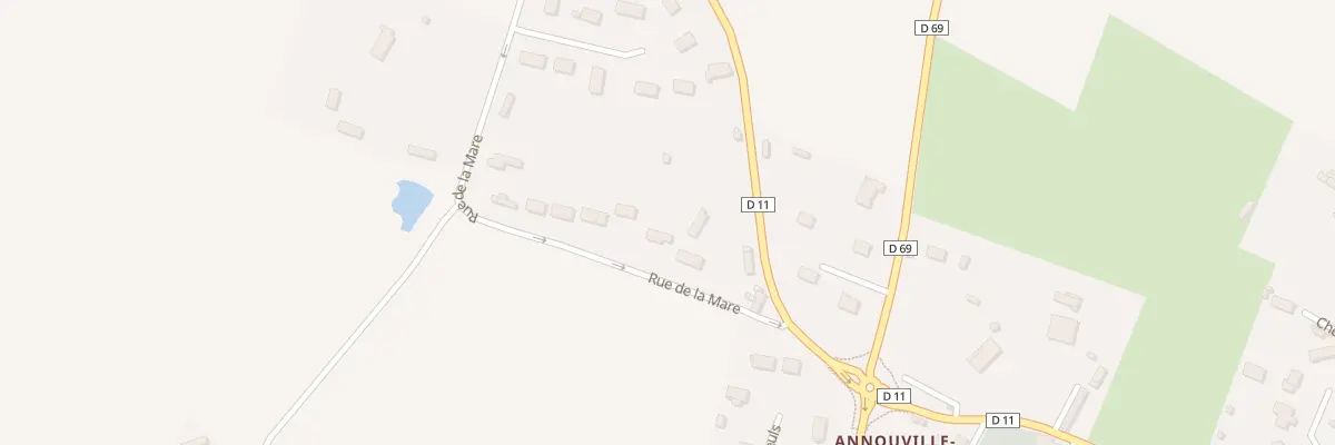 Plan du 13 Rue de la Mare à Annouville-Vilmesnil