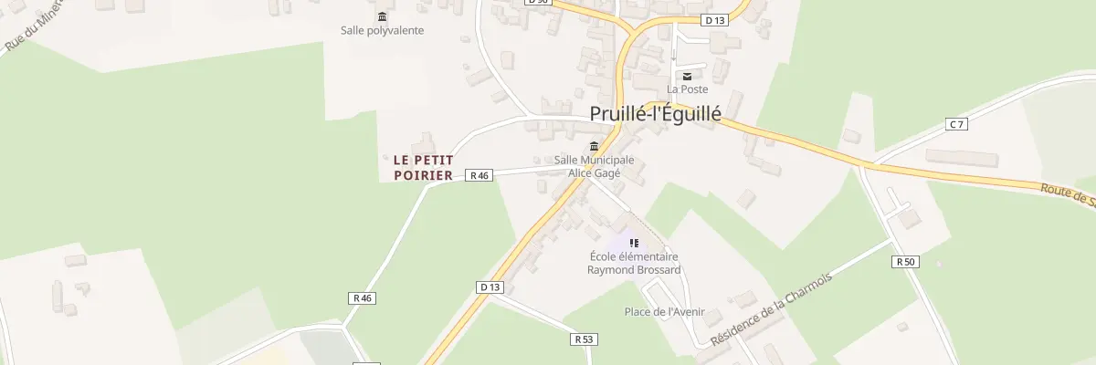 Plan du 6 Rue Émile Ballion à Pruillé-l’Éguillé