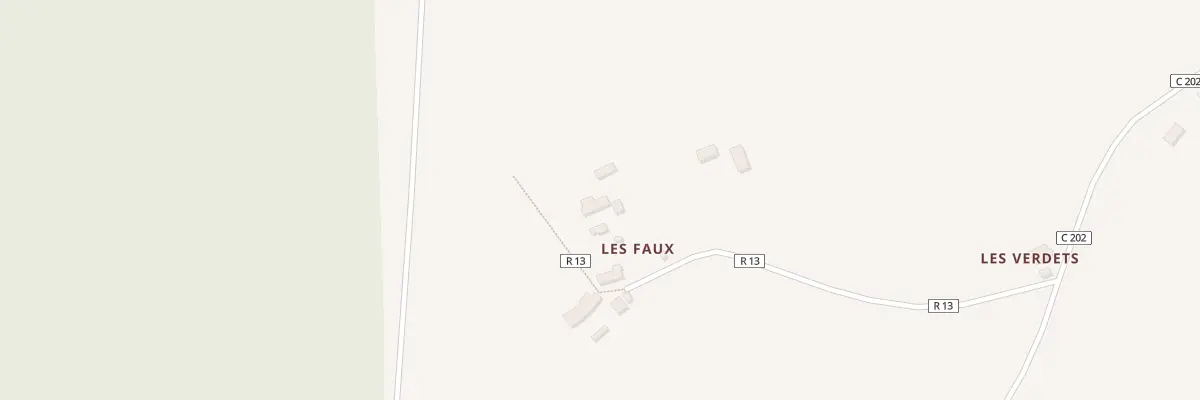 Plan du 5072 Les Faux à Ardenay-sur-Mérize