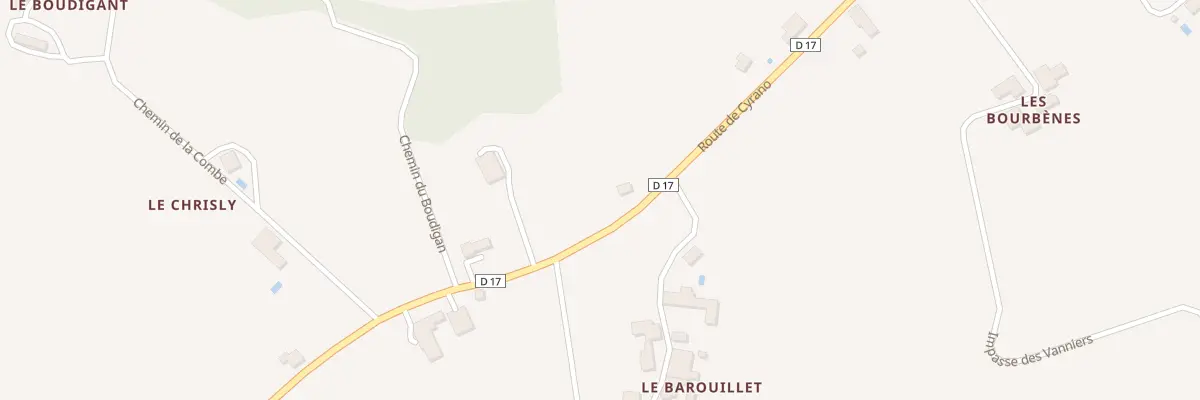 Plan du 1 Le Boucher à Pomport