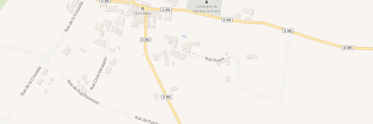 Plan du 114 Rue Vicare à Marillac-le-Franc