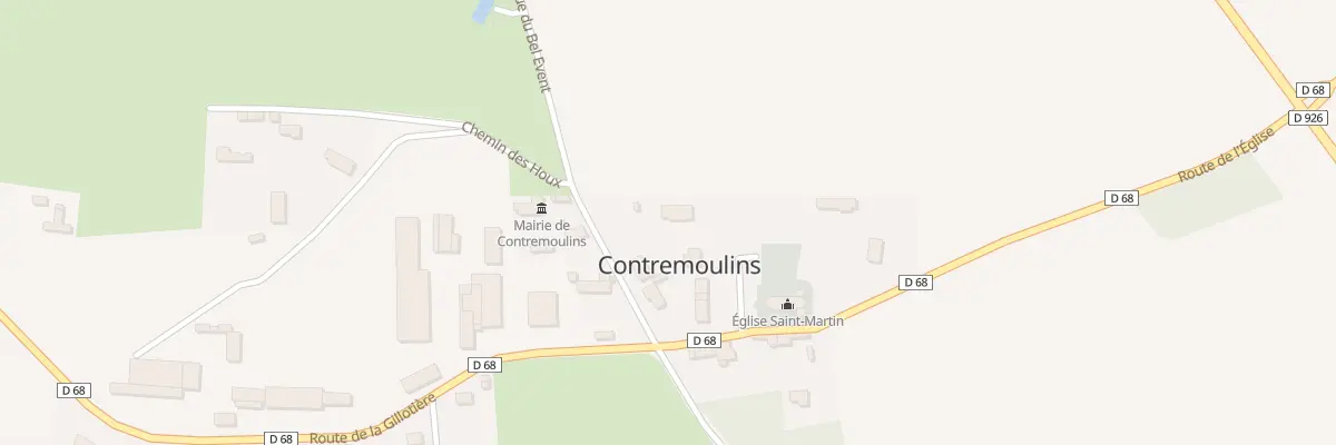 Plan du 6 Rue du Bel Event à Contremoulins