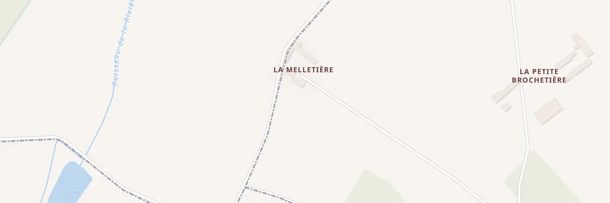 Plan du 24 La Melletiere à Luzé