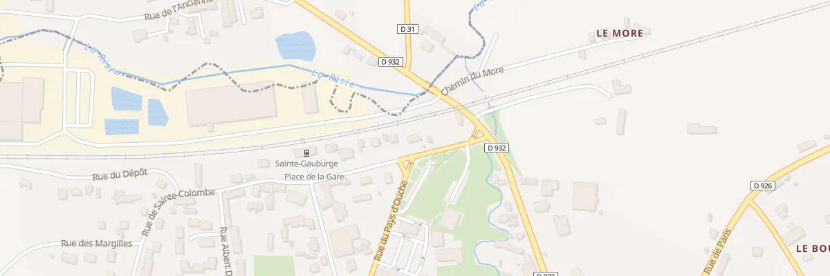 Plan du 7 Rue du Docteur Daupley à Sainte-Gauburge-Sainte-Colombe
