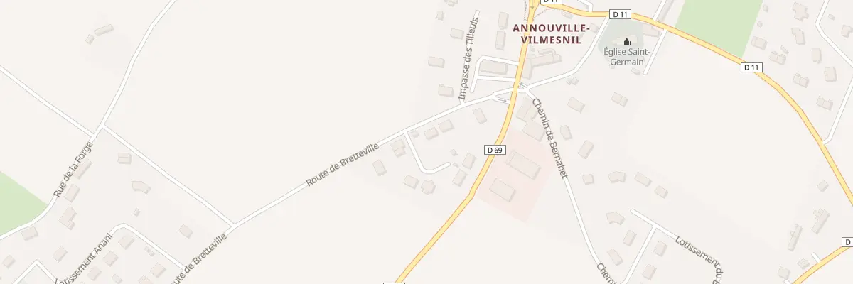Plan du 1 Imp des Saules à Annouville-Vilmesnil