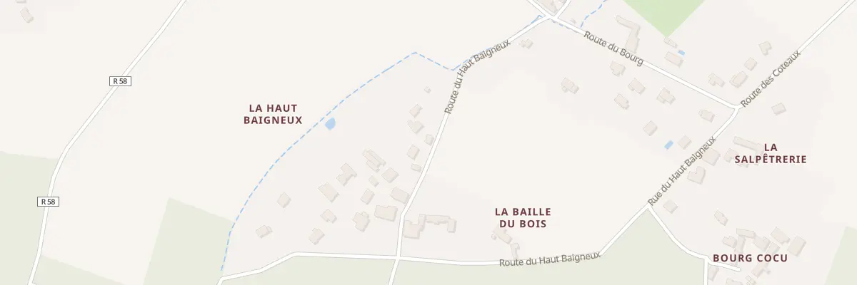 Plan du 2 Rte du Haut Baigneux à Cheillé