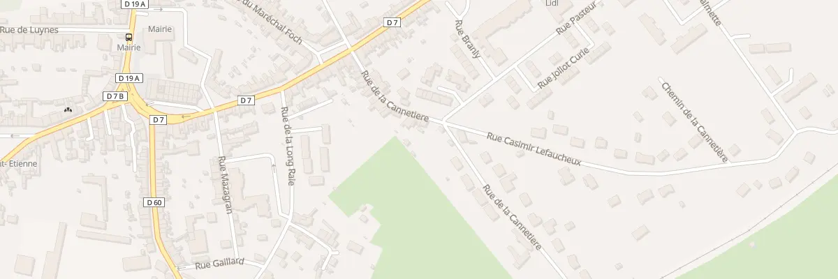 Plan du 23 Rue de la Cannetiere à Bonnétable