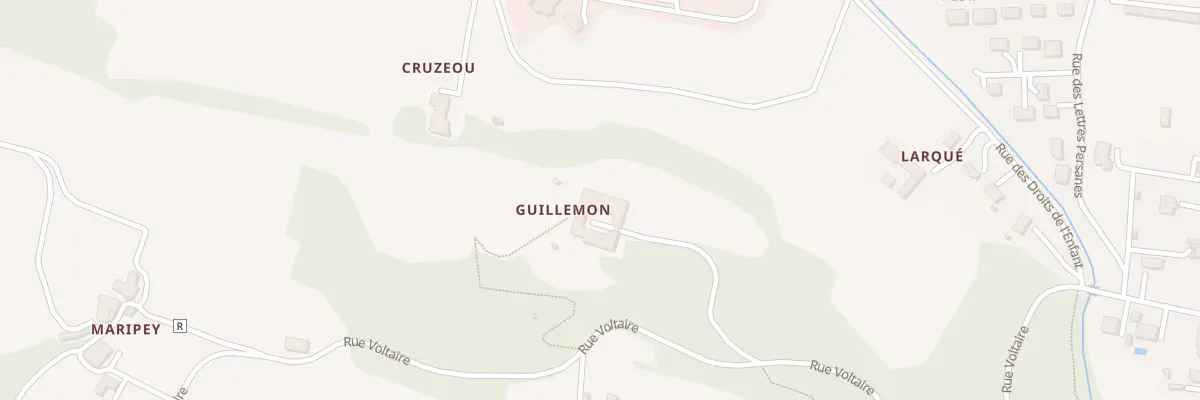 Plan du 772 Rue Voltaire à Montesquieu
