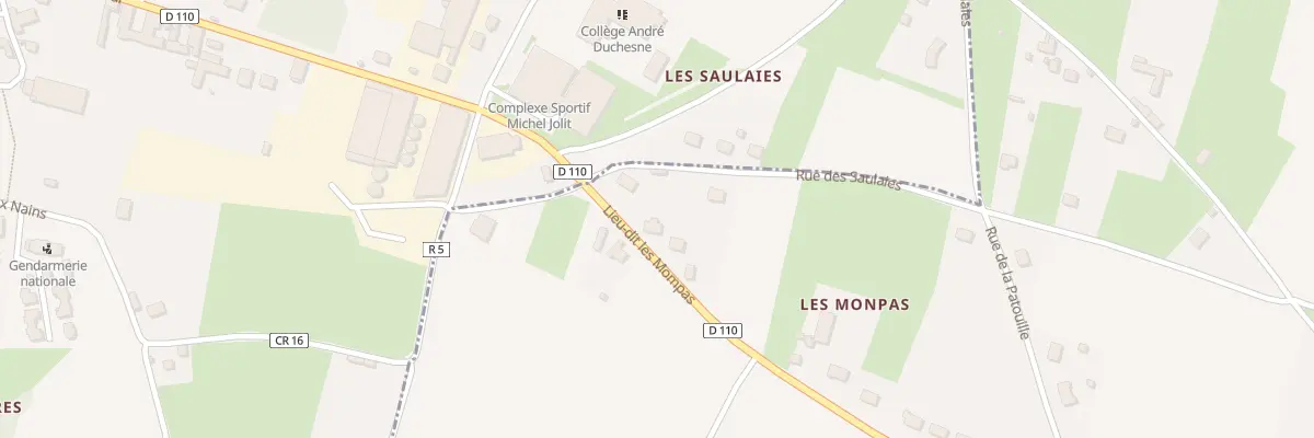 Plan du 7 Les Monpas à Theneuil