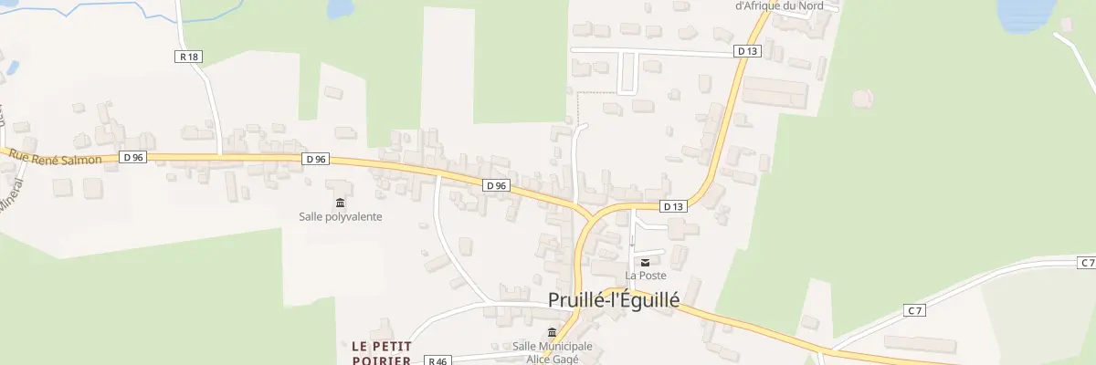 Plan du 4 Rue René Salmon à Pruillé-l’Éguillé