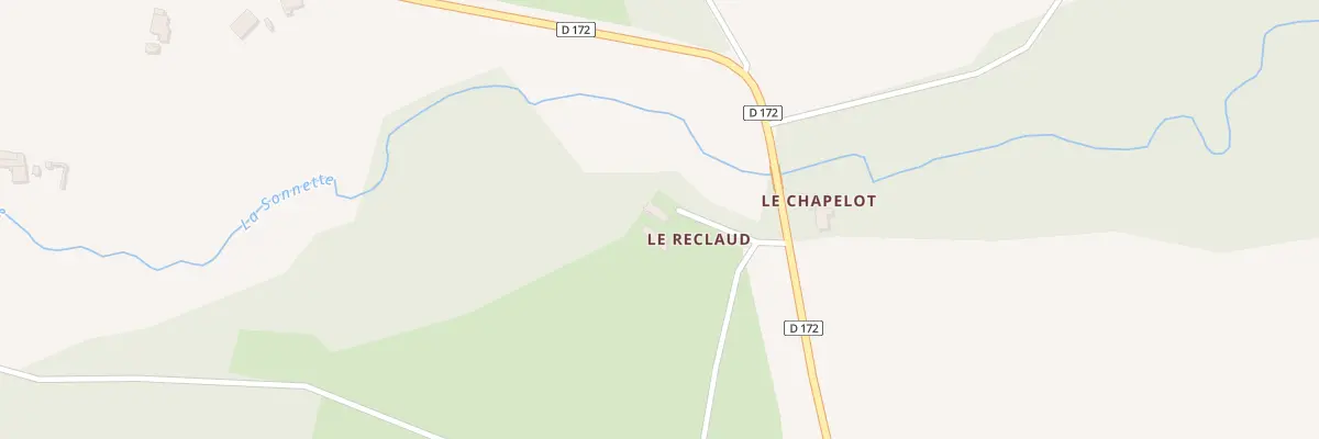 Plan du 5068 Le Reclaud à Parzac