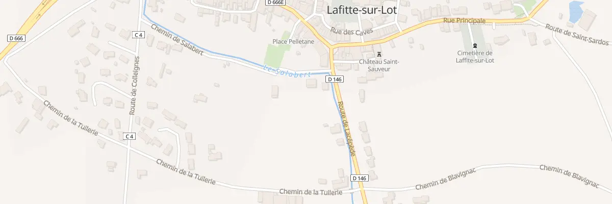 Plan du 46 Rte de Lacépède à Lafitte-sur-Lot