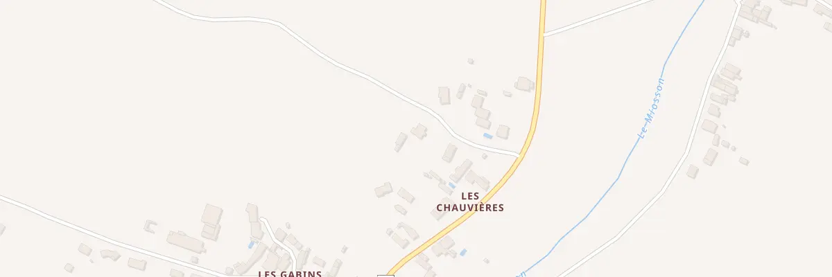Plan du 5253 Les Chauvieres à Gizay