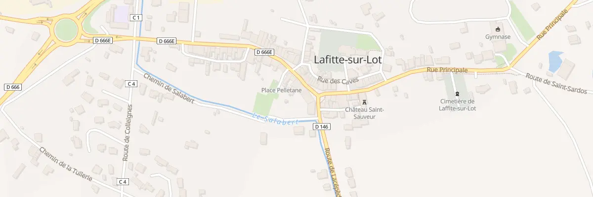 Plan du 42 Rue Principale à Lafitte-sur-Lot