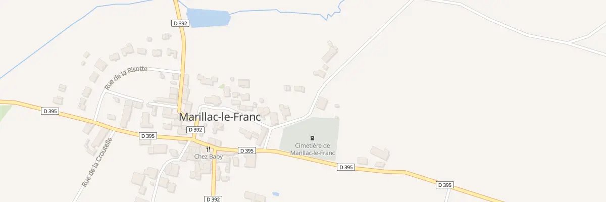 Plan du 49 Che des Pradelles à Marillac-le-Franc