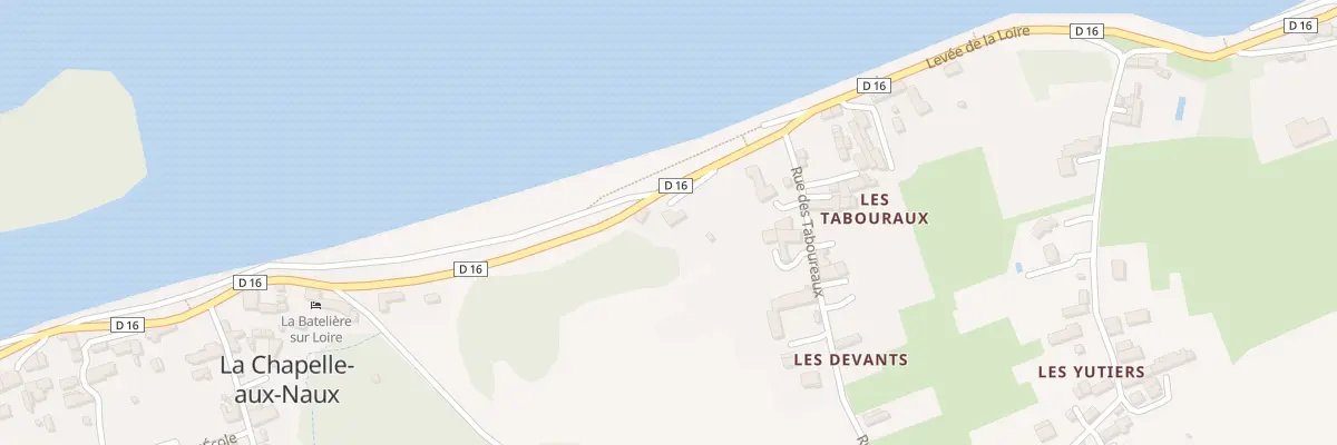 Plan du 30 Levée de la Loire à La Chapelle-aux-Naux
