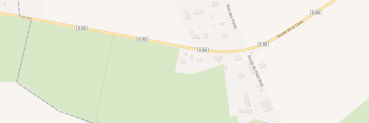 Plan du 1120 Rte de la Gare à Mirville