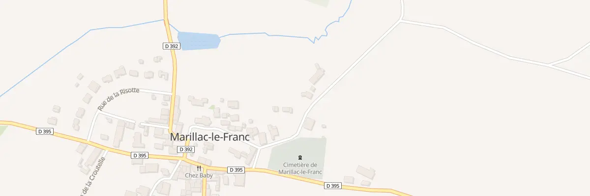 Plan du 125 Che des Pradelles à Marillac-le-Franc