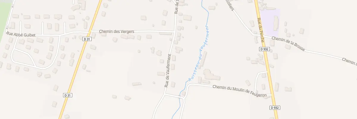 Plan du 29 Rue de Vauferment à Sainte-Gauburge-Sainte-Colombe