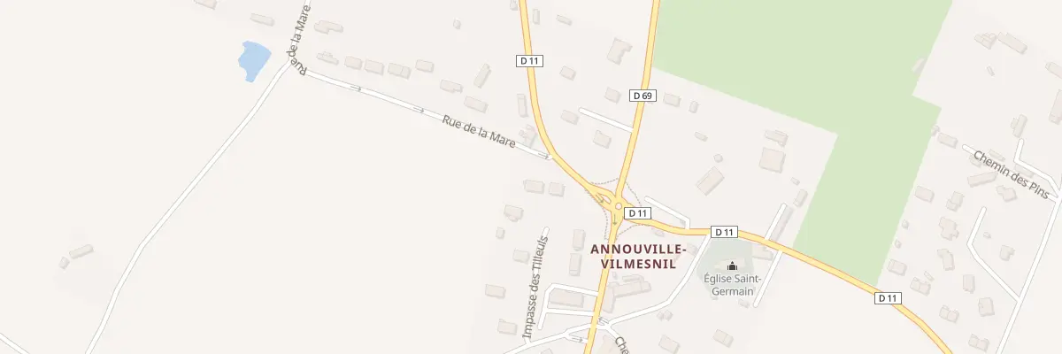 Plan du 5 Imp des Tilleuls à Annouville-Vilmesnil
