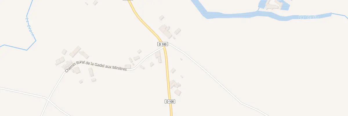 Plan du 5438F La Merlauderie à Château-Garnier