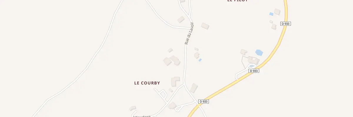 Plan du 53 Le Courby à Mescoules