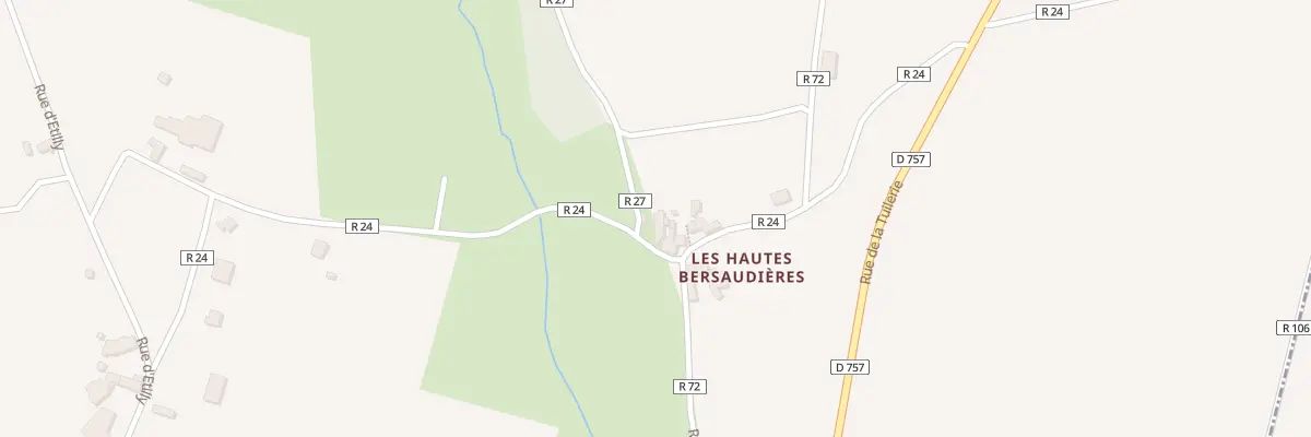 Plan du 1 Rue Des Hautes Bersaudieres à Panzoult