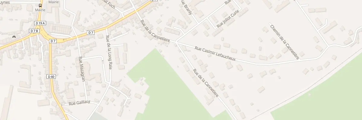 Plan du 29 Rue de la Cannetiere à Bonnétable