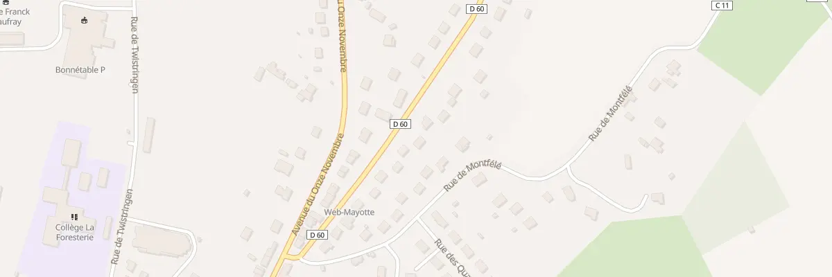 Plan du 13 Rue Onias Martin à Bonnétable