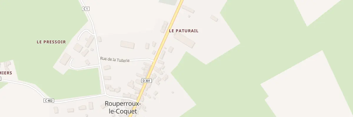 Plan du 1B Rue Principale à Rouperroux-le-Coquet