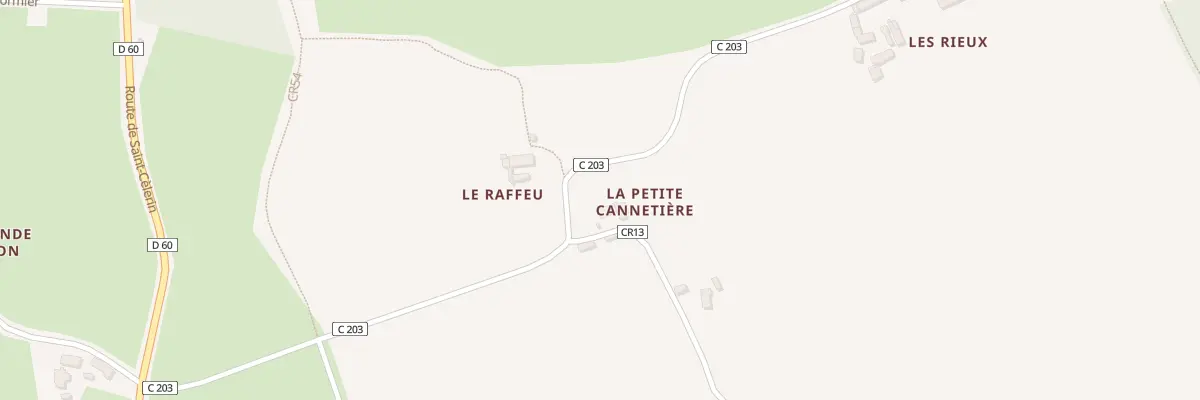 Plan du 23 Che de la Chauguignere à Bonnétable