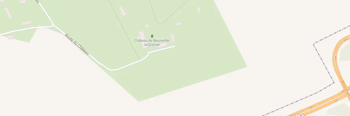 Plan du 755 Rte du Chateau à Beuzeville-la-Grenier