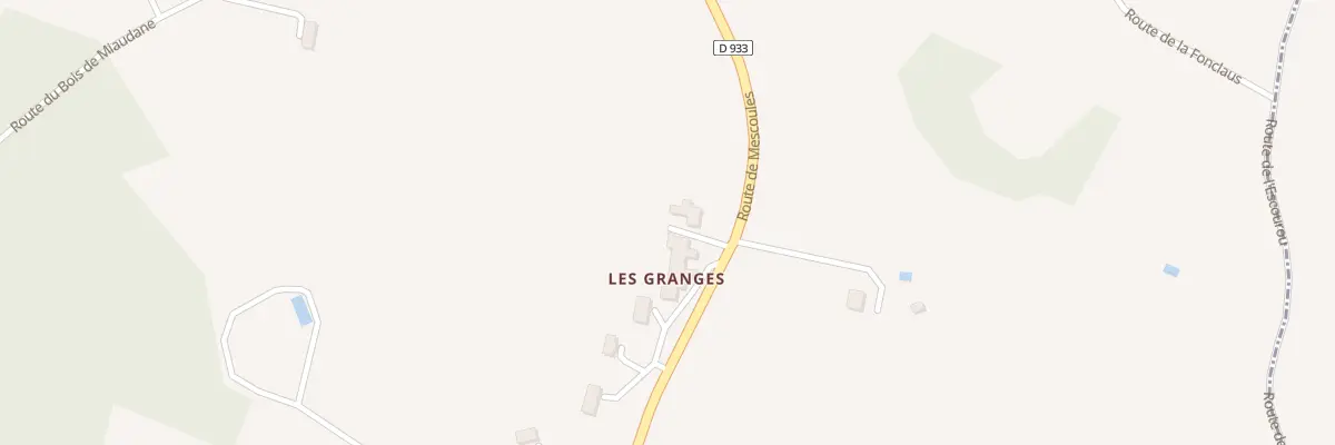 Plan du 1746 Rte de Mescoules à Mescoules